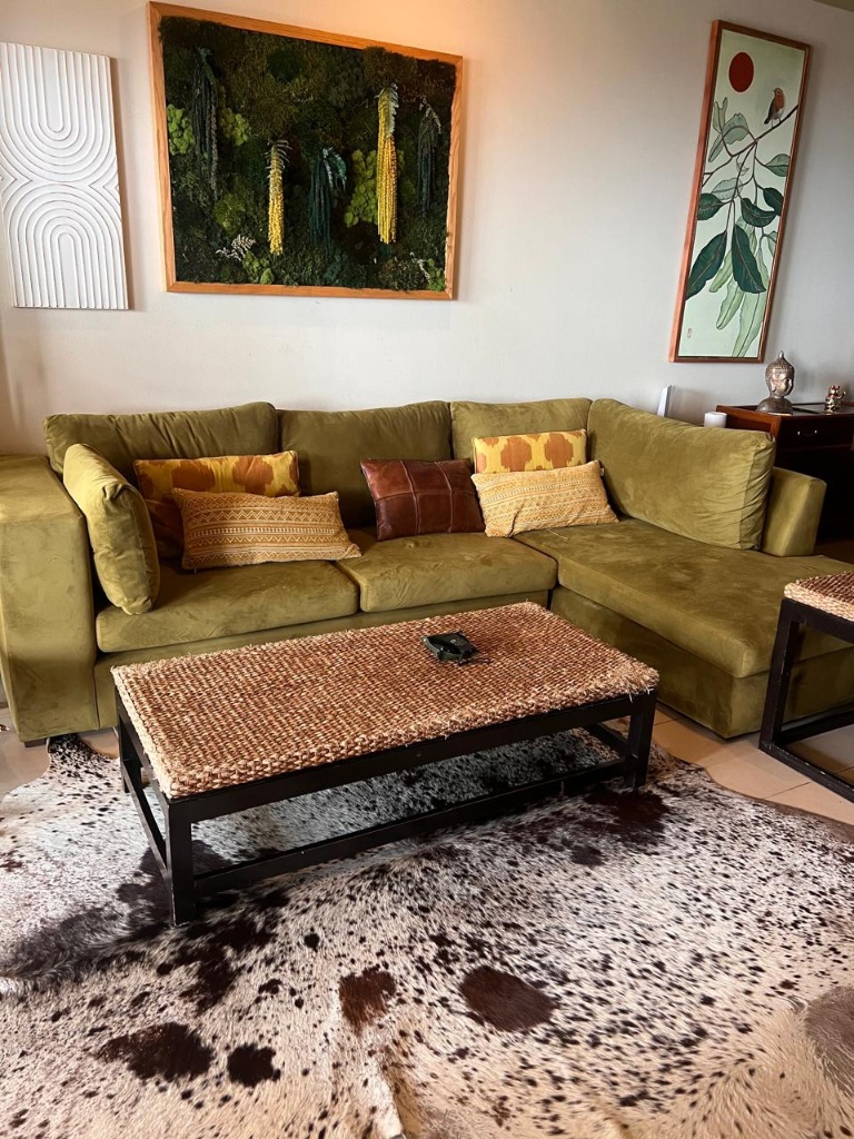 Sofa close-up — quality of finishes